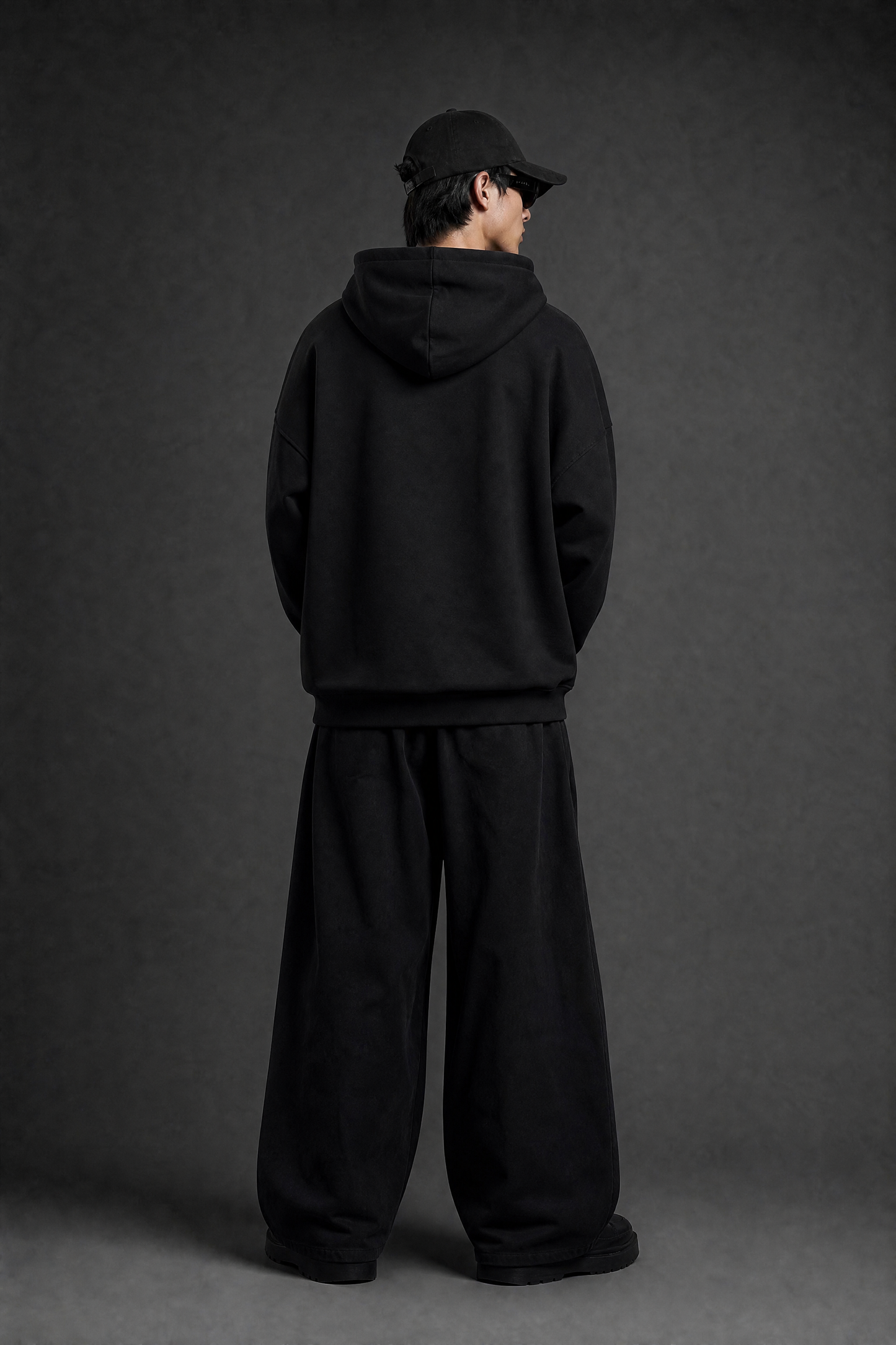 BIG Cat Hoodie- BLACK