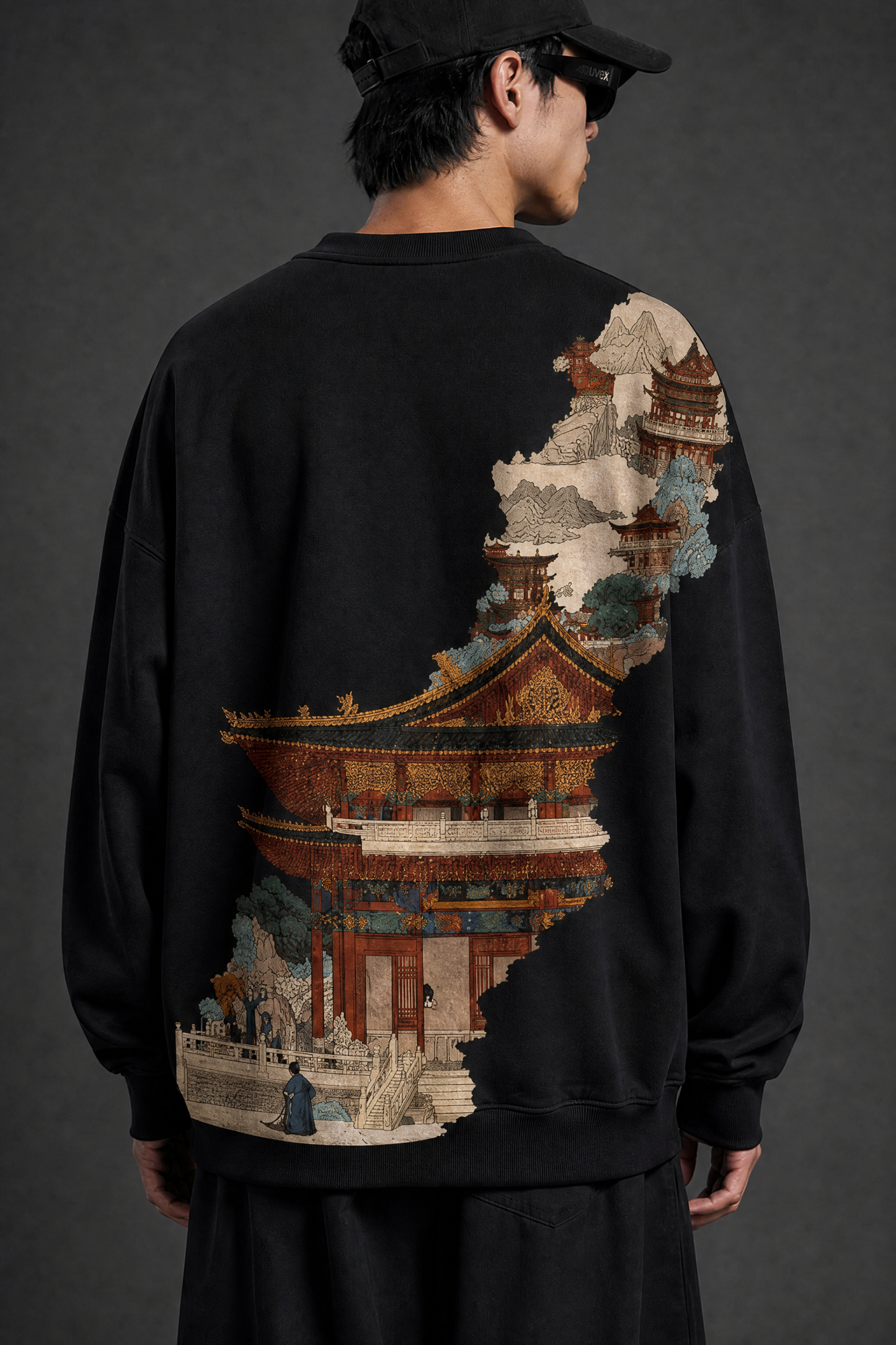 JAPANESE TEMPLE SWEATSHIRT