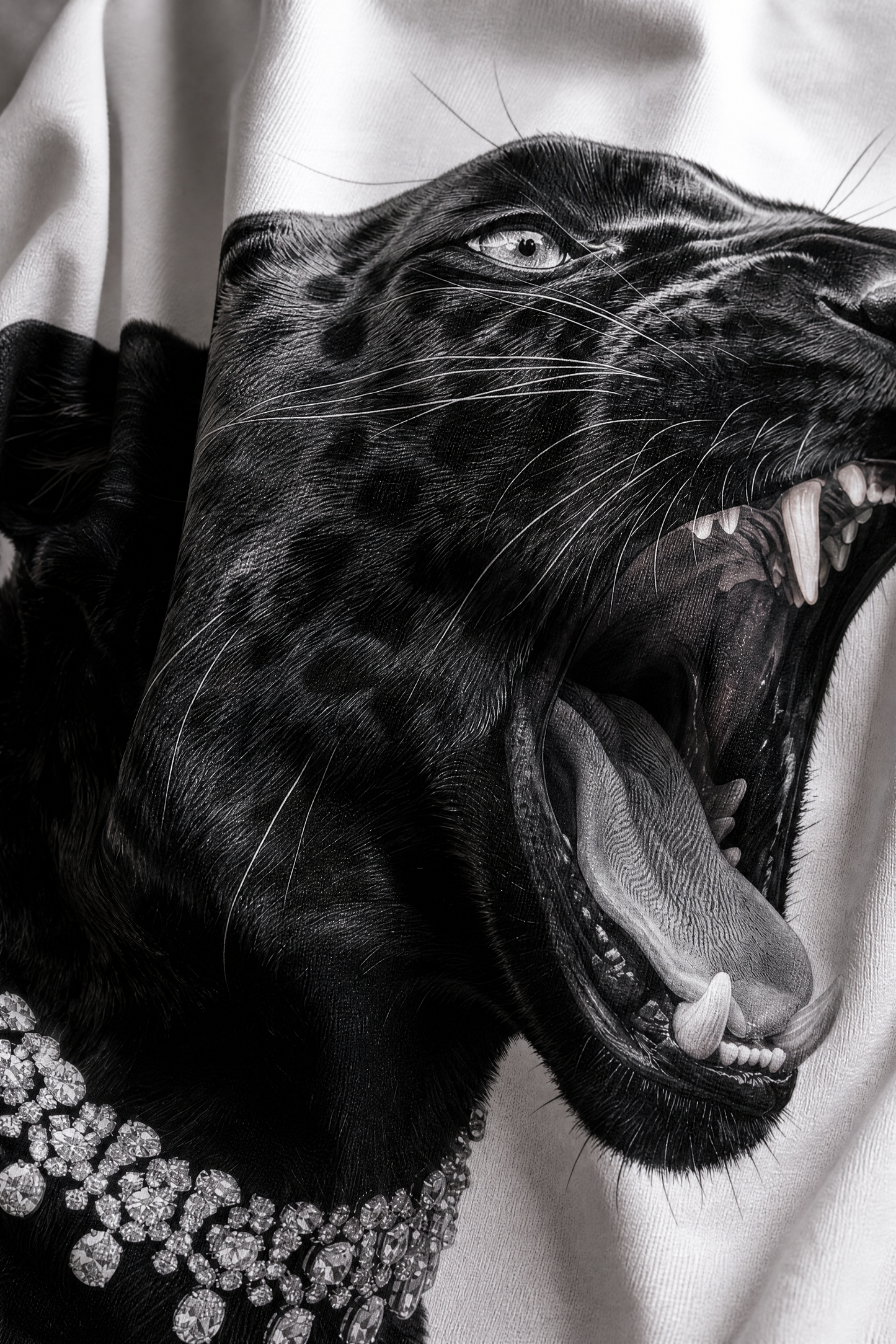 BIG Cat Hoodie- WHITE