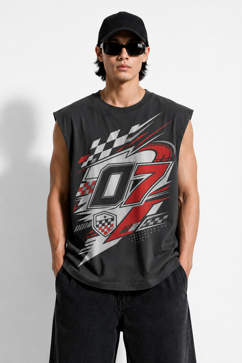 Rudro Customs : Oversized Tank Top