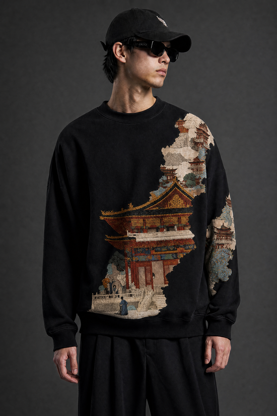 JAPANESE TEMPLE SWEATSHIRT